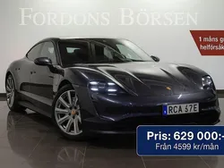 Mörkgrå Begagnad 2020 Porsche Taycan 4S Sport Sedan | 629 000 kr