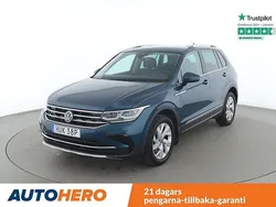 Blå Begagnad 2021 VW Tiguan Elegance SUV | 324 000 kr (Marknadspris)