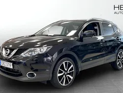 Svart (black) Begagnad 2017 Nissan Qashqai 360º SUV | 149 900 kr (Bra pris)