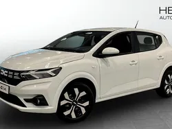 Vit (white) Ny 2025 Dacia Sandero Expression Halvkombi | 219 900 kr (Bra pris)