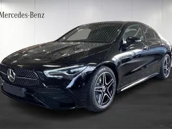 Svart Ny 2025 Mercedes CLA200 AMG line Sedan | 420 800 kr