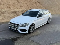 Vit Begagnad 2016 Mercedes C220 AMG line Kombi | 169 000 kr