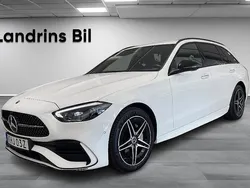 Vit Begagnad 2024 Mercedes C300e AMG line Sedan | 589 900 kr (Marknadspris)