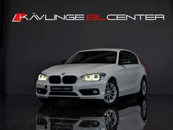 Vit Begagnad 2016 BMW 116 Advantage Halvkombi | 134 900 kr (Marknadspris)