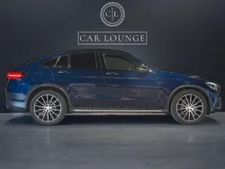 Mörkblå (cavansitblå metallic) Begagnad 2016 Mercedes GLC220 Sportkupé | 325 000 kr (Marknadspris)