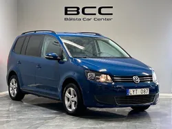 Blå Begagnad 2011 VW Touran Minibuss | 84 900 kr (Marknadspris)