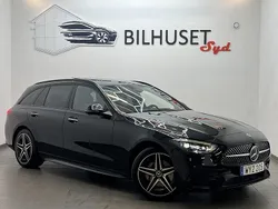 Svart Begagnad 2023 Mercedes C300e AMG Kombi | 468 500 kr (Bra pris)