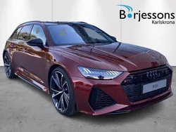 Röd Ny 2024 Audi RS6 Performance Kombi | 1 599 000 kr (Marknadspris)
