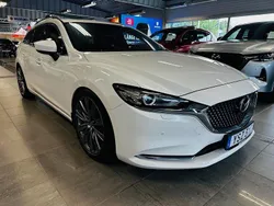 Vit (vitmetallic) Begagnad 2019 Mazda 6 Signature Kombi | 259 000 kr (Dyr)
