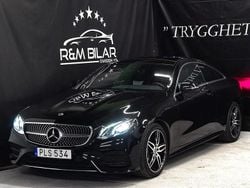 Svart Begagnad 2017 Mercedes E220 AMG Sportkupé | 339 800 kr (Marknadspris)
