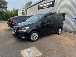 Svart Begagnad 2020 VW Caddy Comfortline Minibuss | 254 000 kr (Marknadspris)