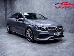Mörkgrå Begagnad 2017 Mercedes A180 AMG Halvkombi | 148 800 kr (Dyr)