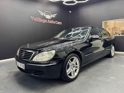 Svart Begagnad 2005 Mercedes S500L Sedan | 94 900 kr