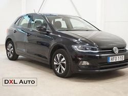 Svart Begagnad 2020 VW Polo Halvkombi | 164 900 kr (Marknadspris)