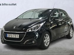 Svart Begagnad 2016 Peugeot 208 Halvkombi | 64 900 kr (Marknadspris)
