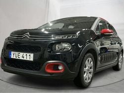 Svart Begagnad 2018 Citroën C3 PureTech | 86 000 kr (Marknadspris)