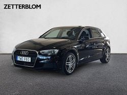 Svart Begagnad 2017 Audi A3 Sportback Halvkombi | 144 900 kr (Marknadspris)