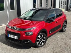 Röd Begagnad 2017 Citroën C3 Shine Halvkombi | 89 800 kr (Marknadspris)