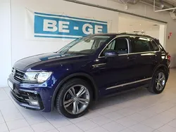 Blå Begagnad 2018 VW Tiguan R-line SUV | 199 900 kr (Marknadspris)