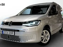 Silver (reflex silver metallic) Begagnad 2021 VW Caddy Minibuss | 299 900 kr (Dyr)