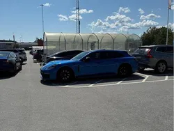 Blå Begagnad 2018 Porsche Panamera Turbo Sport Turismo Sedan | 699 000 kr (Marknadspris)