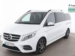 Vit Begagnad 2017 Mercedes V250 Avantgarde Minibuss | 395 000 kr (Marknadspris)