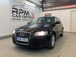 Svart Begagnad 2007 Audi A3 Sportback Attraction Halvkombi | 49 900 kr (Marknadspris)