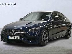 Blå Begagnad 2022 Mercedes C300 Sedan | 439 900 kr