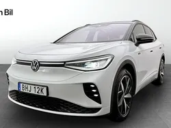Vit (glacier white metallic bl) Begagnad 2023 VW ID.4 GTX SUV | 409 900 kr (Marknadspris)