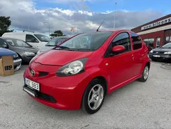 Röd Begagnad 2006 Toyota Aygo Halvkombi | 28 396 kr (Lite dyr)