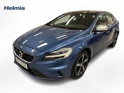 Blå Begagnad 2019 Volvo V40 R-Design Kombi | 209 000 kr (Marknadspris)