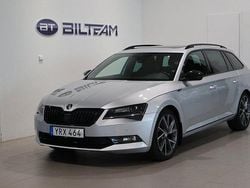 Silver ( brilliant silver metallic) Begagnad 2017 Skoda Superb SportLine Kombi | 264 900 kr (Dyr)