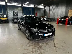 Svart Begagnad 2018 Mercedes C200 AMG line Kombi | 239 900 kr (Marknadspris)