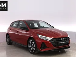 Röd (dragon red metallic) Ny 2024 Hyundai i20 N Line Halvkombi | 298 400 kr (Lite dyr)