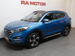 Ljusblå Begagnad 2017 Hyundai Tucson Premium SUV | 209 900 kr (Marknadspris)