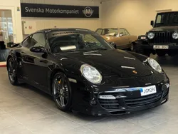 Svart Begagnad 2008 Porsche 997 Turbo Sportkupé | 1 050 000 kr