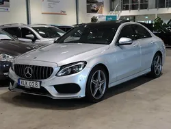 Silver Begagnad 2017 Mercedes C220 AMG Sedan | 279 900 kr (Lite dyr)