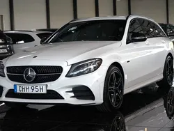 Vit Begagnad 2021 Mercedes C300e AMG Kombi | 254 500 kr (Bra pris)
