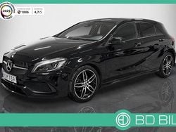 Svartmetallic Begagnad 2017 Mercedes A200 AMG Halvkombi | 219 900 kr (Dyr)