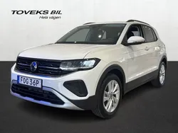 Vit (pure white) Ny 2024 VW T-Cross Life SUV | 274 900 kr (Marknadspris)