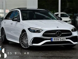Vit Begagnad 2021 Mercedes C220 AMG Kombi | 449 900 kr (Lite dyr)