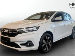 Vit (white) Ny 2025 Dacia Sandero Expression Halvkombi | 219 900 kr (Bra pris)