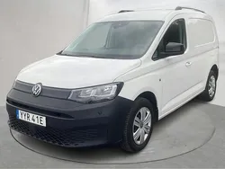 Vit Begagnad 2022 VW Caddy Minibuss | 300 000 kr (Marknadspris)