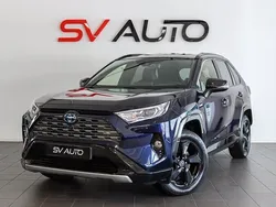 Blå Begagnad 2019 Toyota RAV4 Hybrid Style SUV | 289 900 kr (Bra pris)