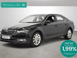 Svart Begagnad 2016 Skoda Superb Style Sedan | 164 900 kr (Marknadspris)