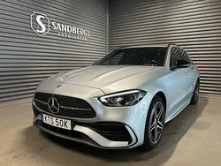 Silver Begagnad 2021 Mercedes C300e AMG Kombi | 394 500 kr (Lite dyr)