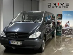 Svart Begagnad 2008 Mercedes Vito Minibuss | 79 900 kr