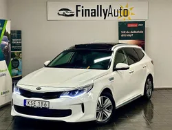 Vit Begagnad 2018 Kia Optima Hybrid Advance Sedan | 134 900 kr (Marknadspris)