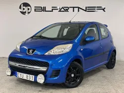 Blå Begagnad 2009 Peugeot 107 Halvkombi | 39 900 kr (Lite dyr)