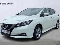 Vit Begagnad 2021 Nissan Leaf 360º Halvkombi | 144 900 kr (Bra pris)